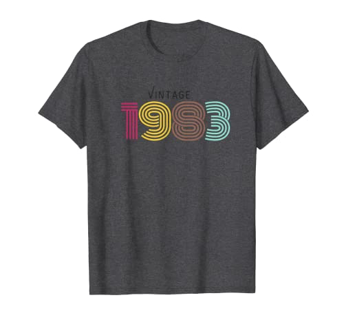 Vintage 1983 - Retro 40th Birthday Gift T-Shirt