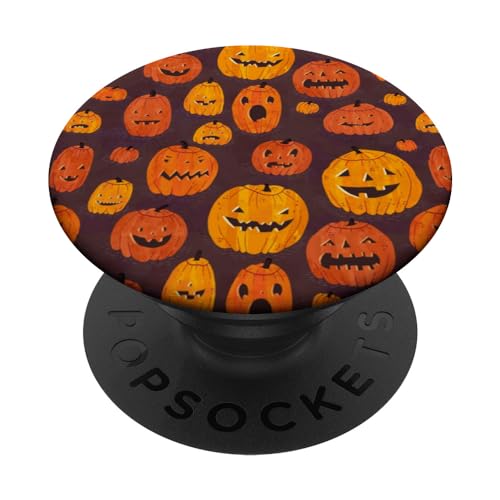 Halloween Jack-O-Lanterns PopSockets Standard PopGrip