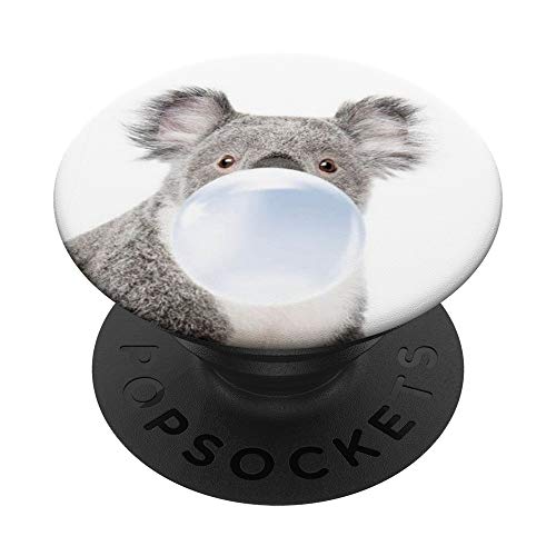 Koala Bear Chewing Gum and Blowing a Bubble PopSockets PopGrip: Swappable Grip for Phones & Tablets
