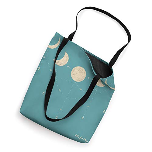 Moon Phases With Hanging Crystals Tote Bag
